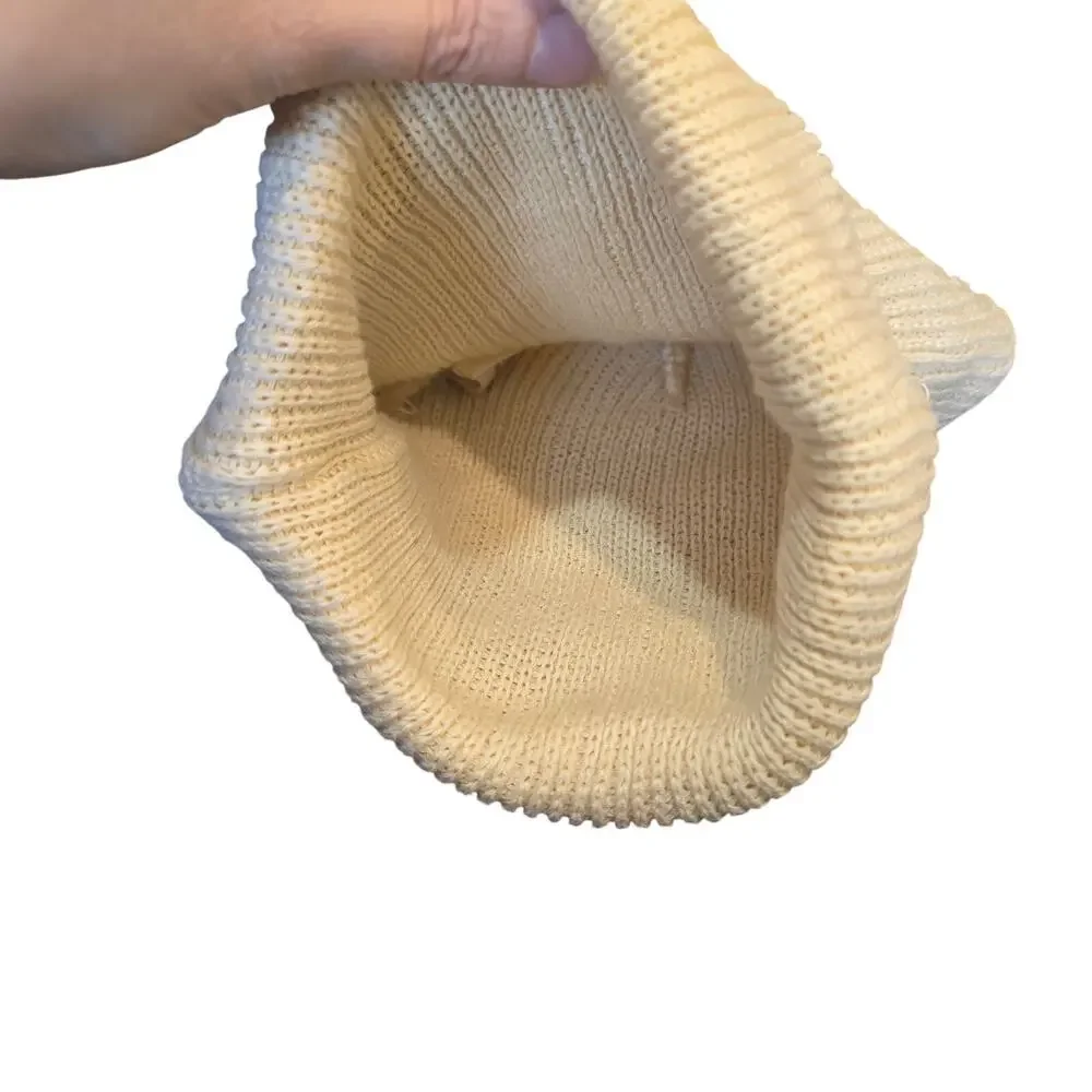 Weld mfg hemp slacker beanie cream os mens